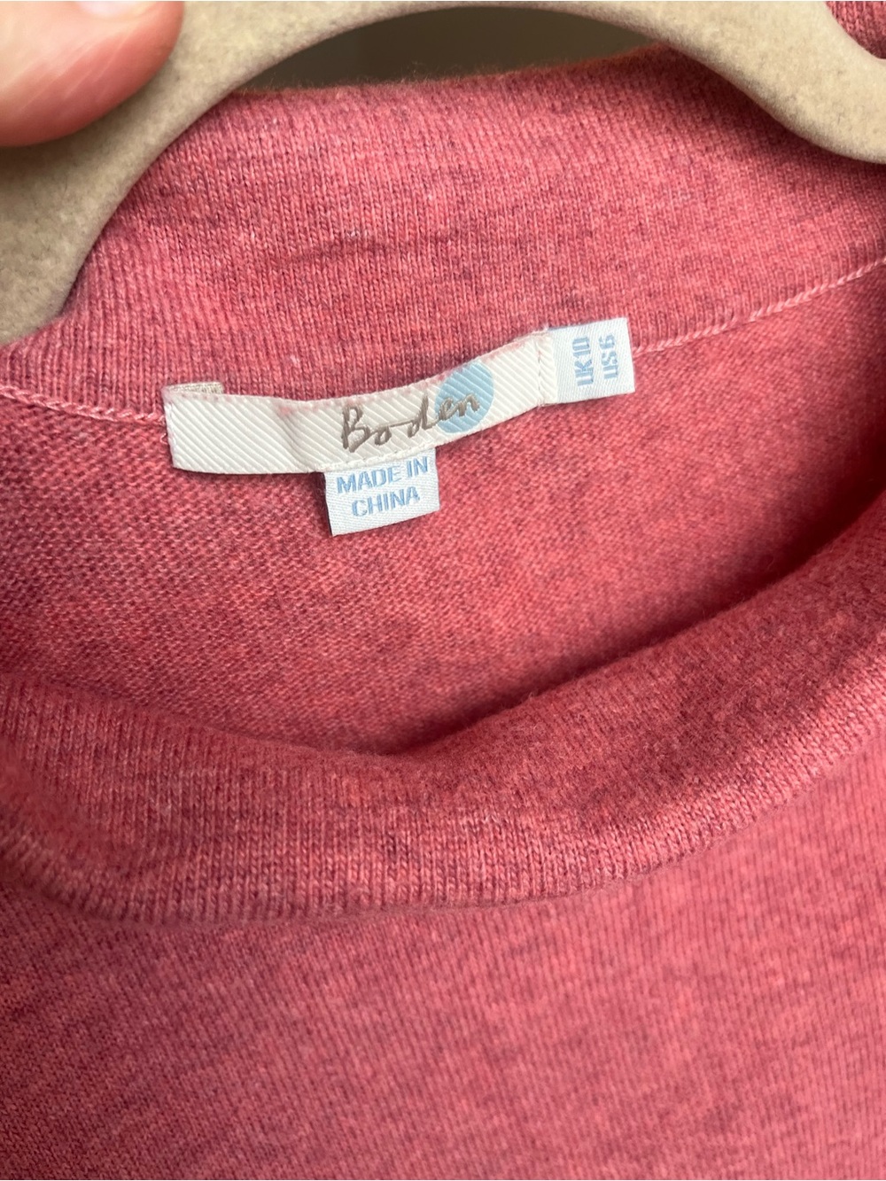 Boden Women's Heathered Rust Cowl Neck Sweater - Picture 2 of 14
